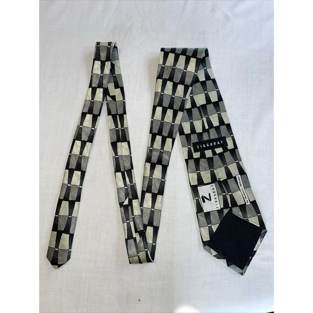 Ziggurat Dress Tie Mens Size 57